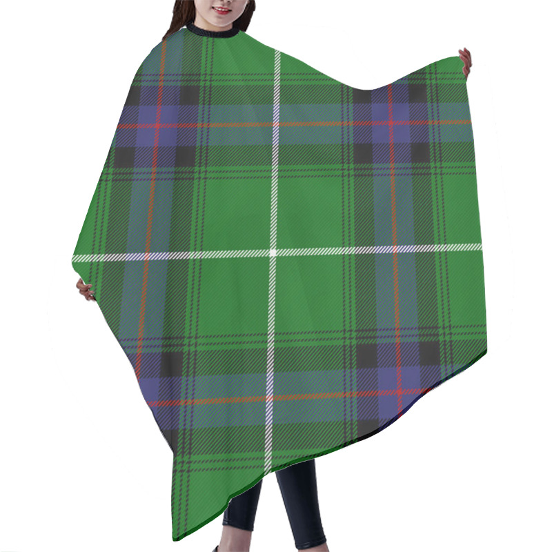 Personality  MacDonald Tartan. Scottish Cage Background Hair Cutting Cape