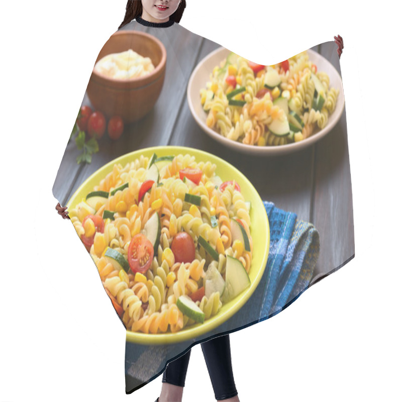 Personality  Vegetarian Pasta Salad Hair Cutting Cape