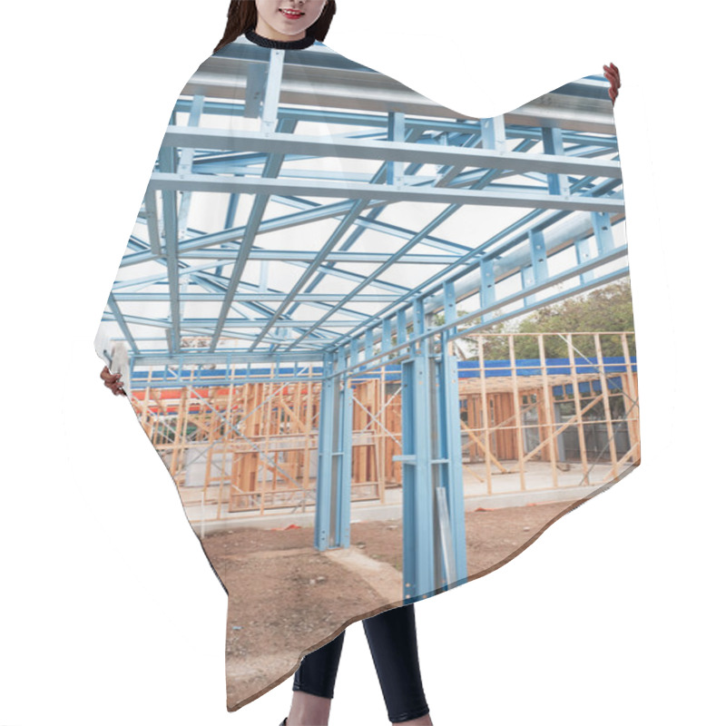 Personality  New Home Construction Framing Hair Cutting Cape