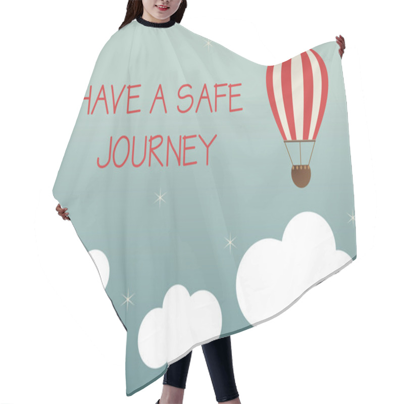 Personality  Hot Air Balloon Hair Cutting Cape