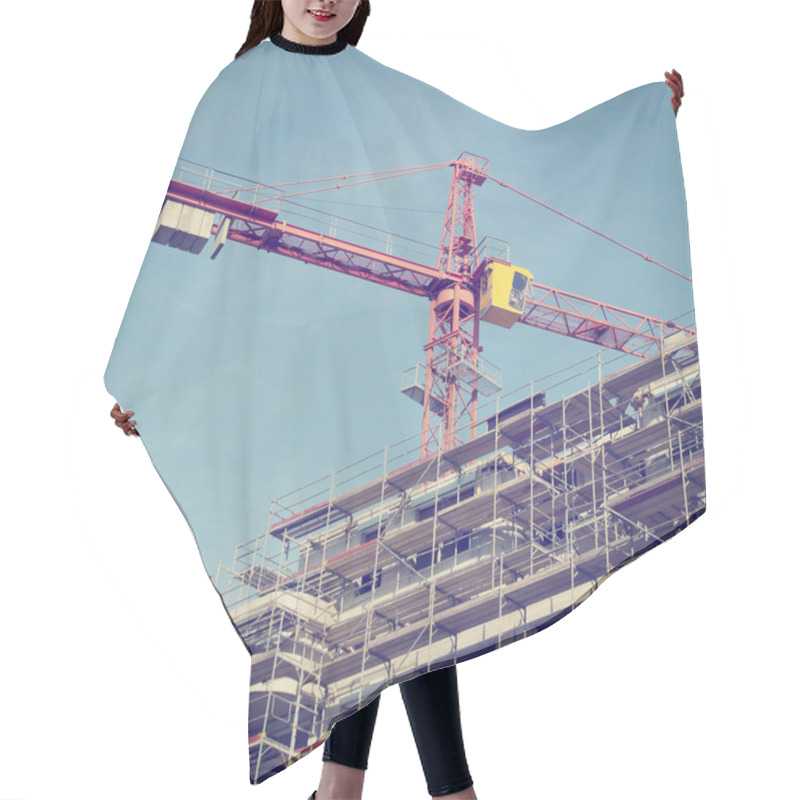 Personality  Construction Site Hair Cutting Cape