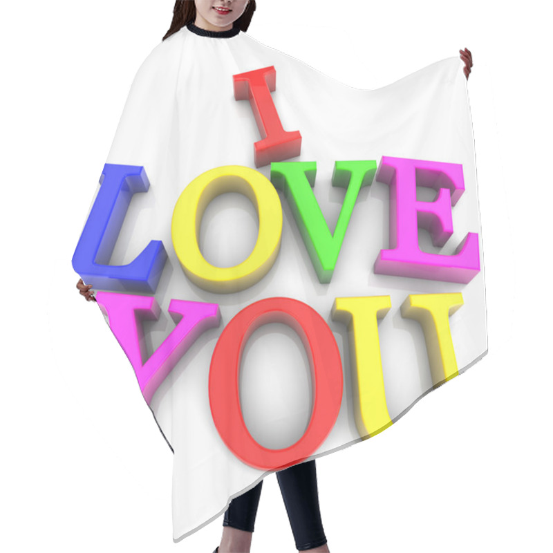 Personality  I Love You Hair Cutting Cape