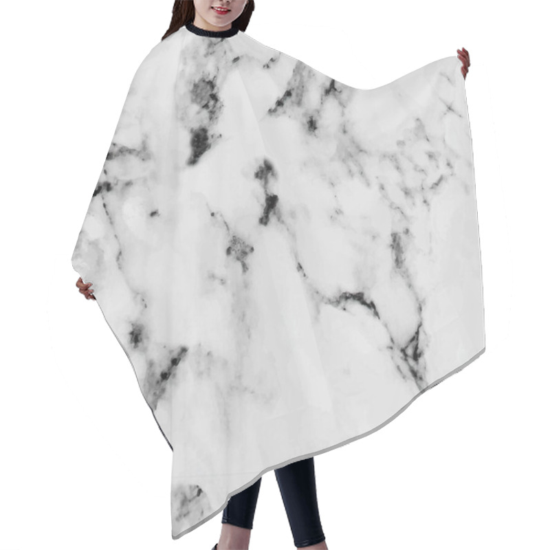 Personality  Black Marble Background With Natural Pattern, Natural Marble Hair Cutting Cape