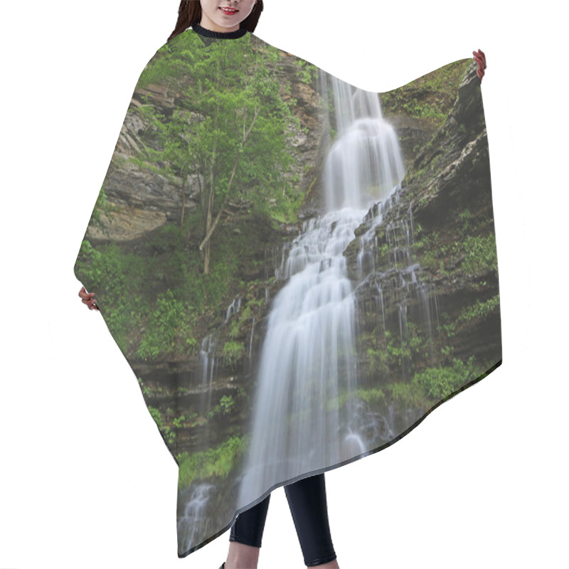 Personality  The Cathedral Falls - Gauley Bridge, West Virginia Hair Cutting Cape