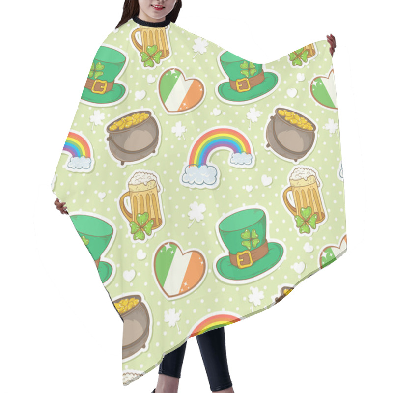 Personality  Saint Patrick Hair Cutting Cape