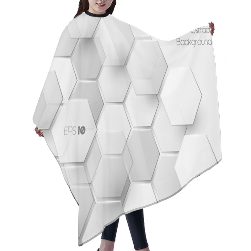 Personality  Abstract Polygonal Background Hair Cutting Cape