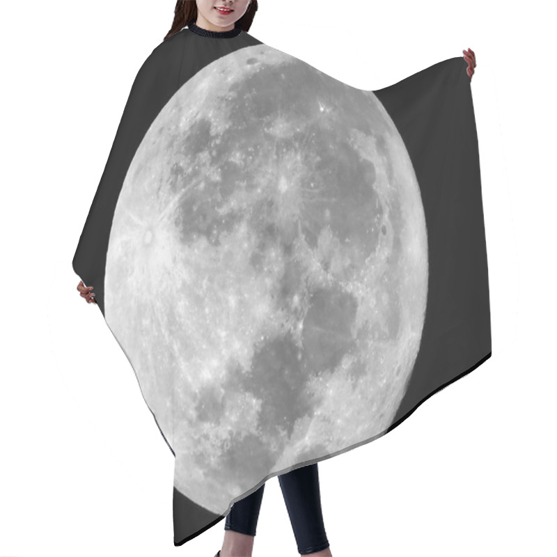 Personality  Full Moon In The Sky At Night. Hair Cutting Cape