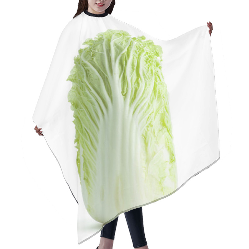 Personality  Chinese Cabbage On White Background Hair Cutting Cape