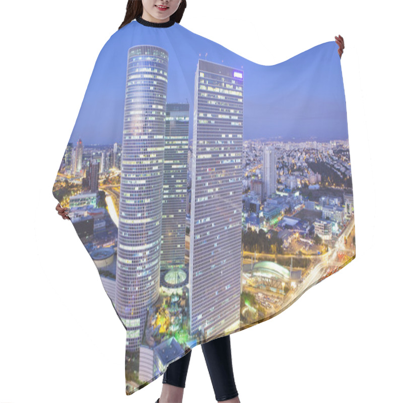 Personality  Cityscape Hair Cutting Cape