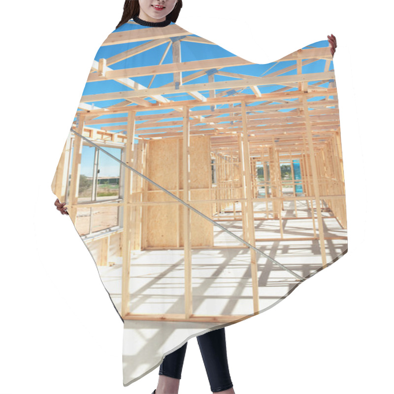 Personality  New Home Construction Framing Hair Cutting Cape