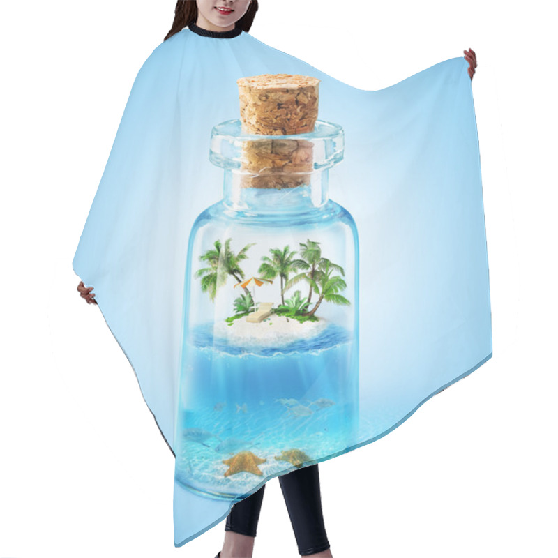 Personality  Tropical Island Hair Cutting Cape