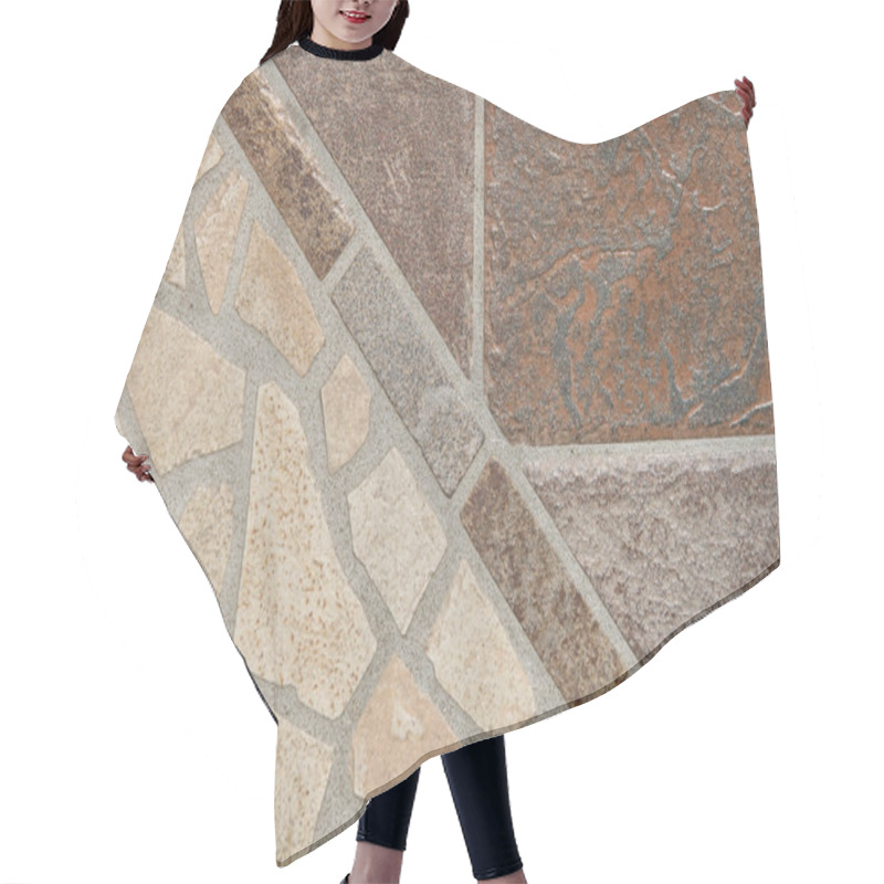 Personality  Mosaic Of Floor Tiles Hair Cutting Cape