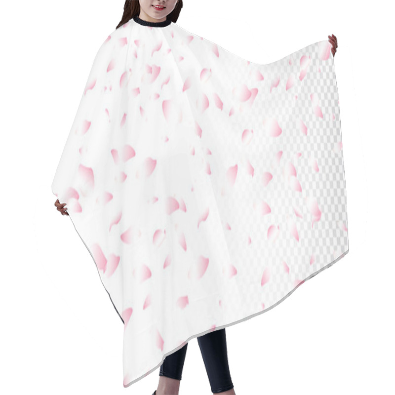 Personality  Flower Petals Falling   Hair Cutting Cape