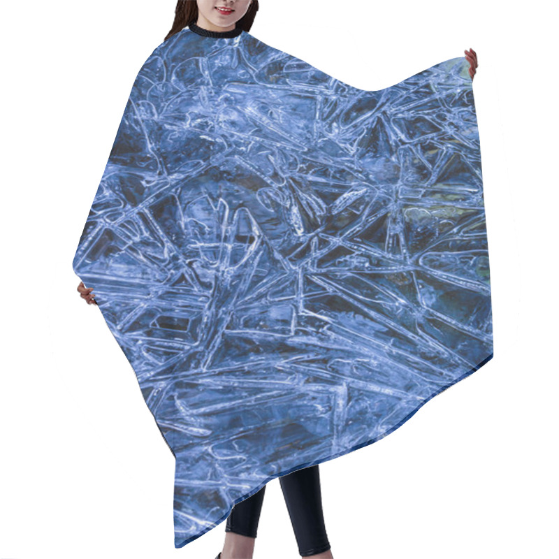 Personality  Ice Crystals Hair Cutting Cape