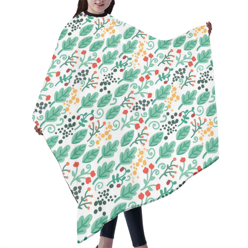 Personality  Floral Seamless Texture Hair Cutting Cape