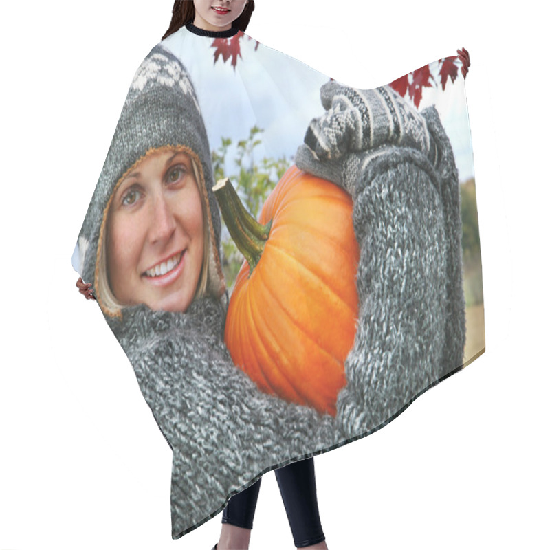 Personality  Gathering Pumpkins Hair Cutting Cape