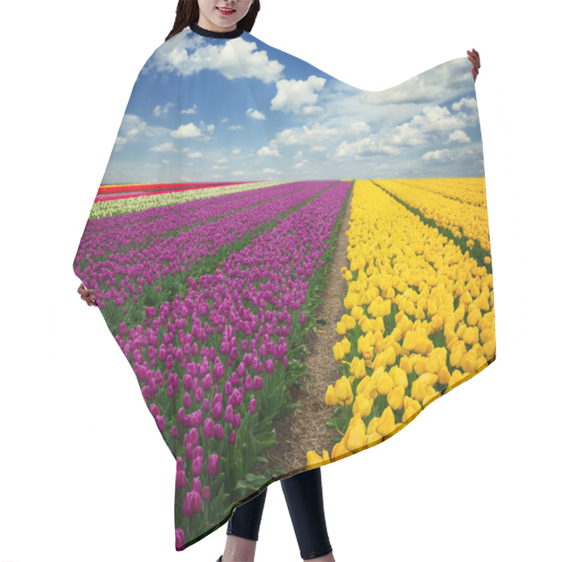 Personality  Dutch Pink  Tulip Fields Hair Cutting Cape