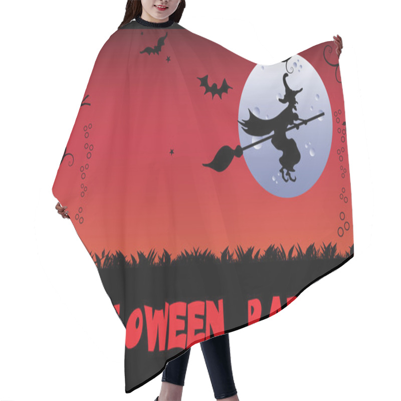 Personality  Halloween Party Hair Cutting Cape