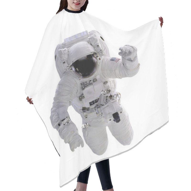 Personality  Astronaut In An White Suit Hair Cutting Cape