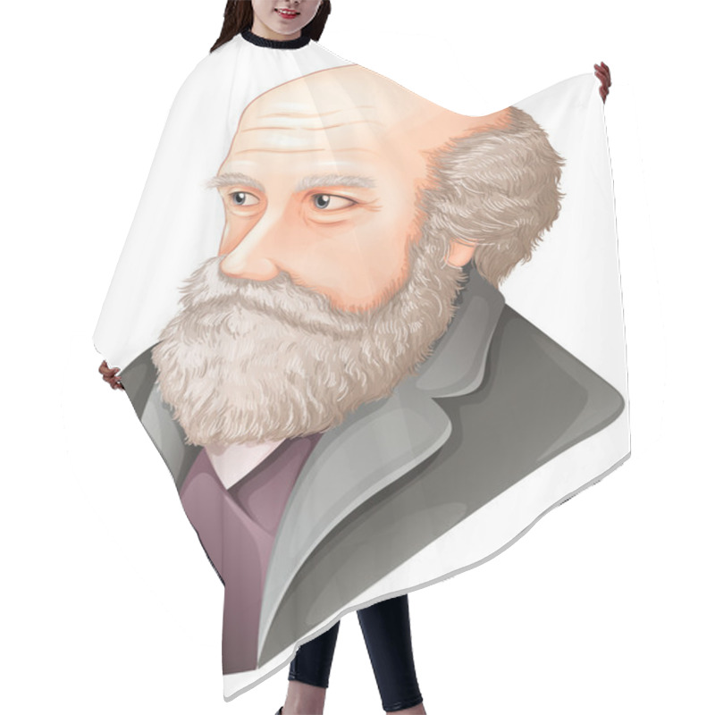 Personality  Charles Darwin Hair Cutting Cape