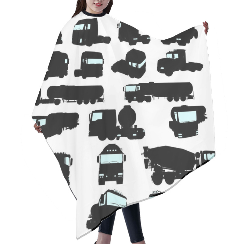 Personality  Truck Set Hair Cutting Cape