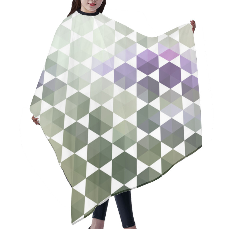 Personality  Retro Pattern Of Geometric Hexagon Shapes Hair Cutting Cape