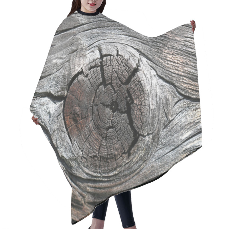 Personality  Wood Background Texture Hair Cutting Cape