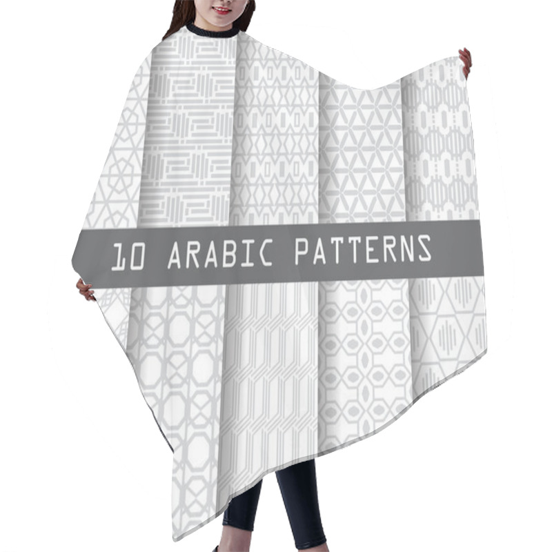 Personality  10 Arbic Patterns Hair Cutting Cape