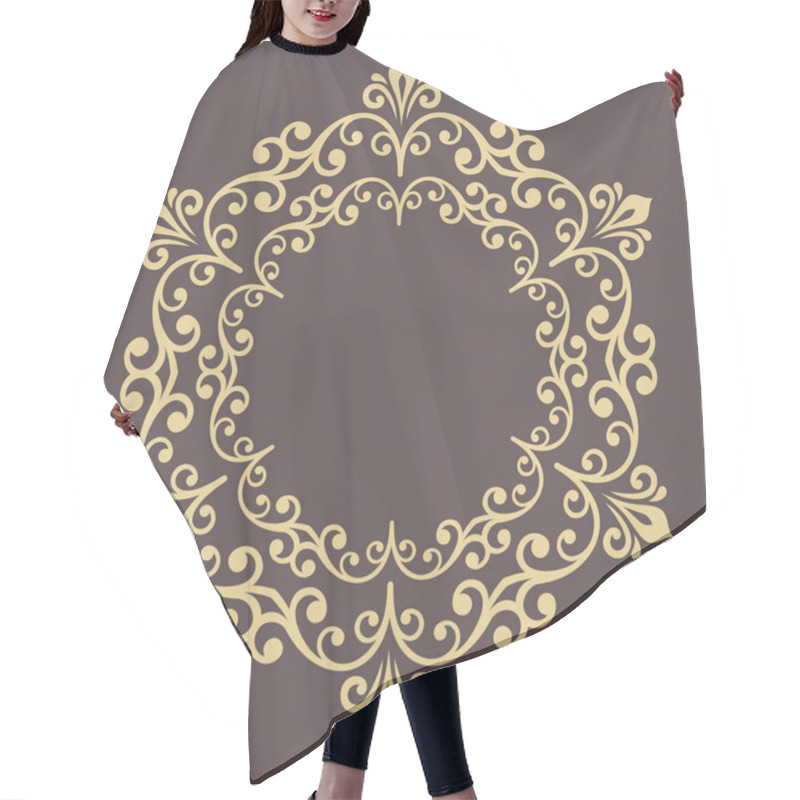 Personality  Oriental Abstract Vector Pattern Hair Cutting Cape