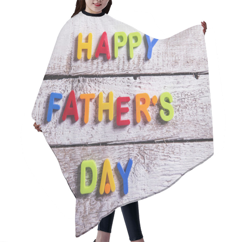 Personality  Happy Father's Day Hair Cutting Cape