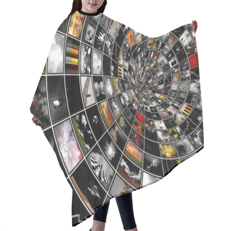 Personality  Broadcast Tunnel Hair Cutting Cape