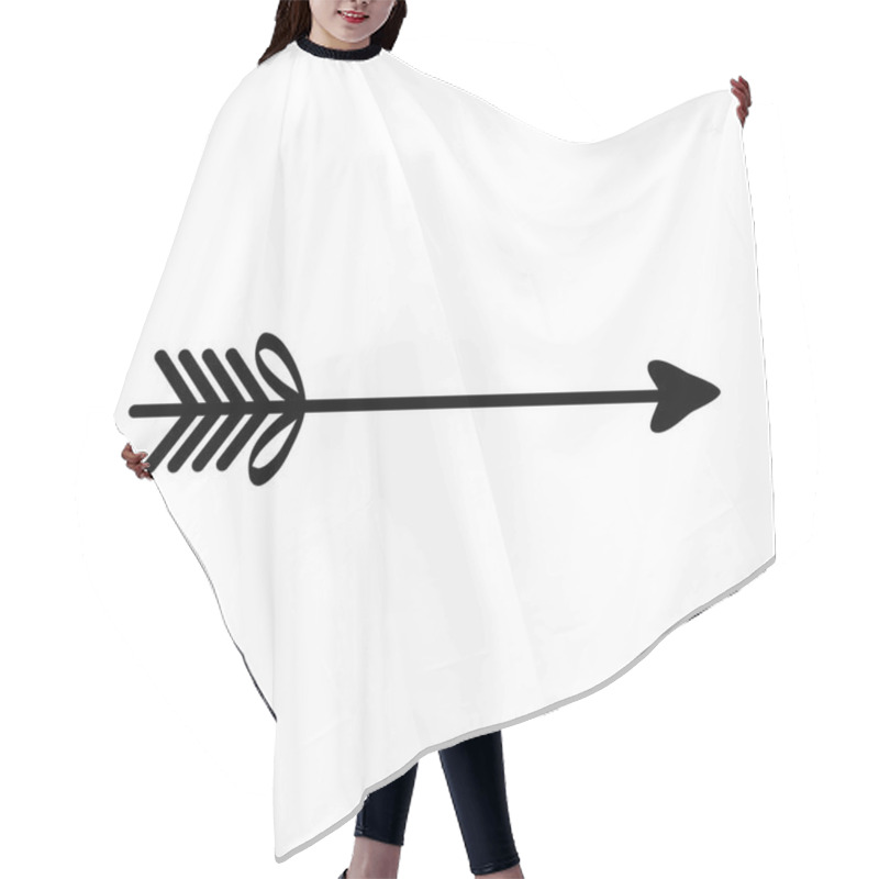 Personality  Arrow Frame Decorative Boho Style Hair Cutting Cape