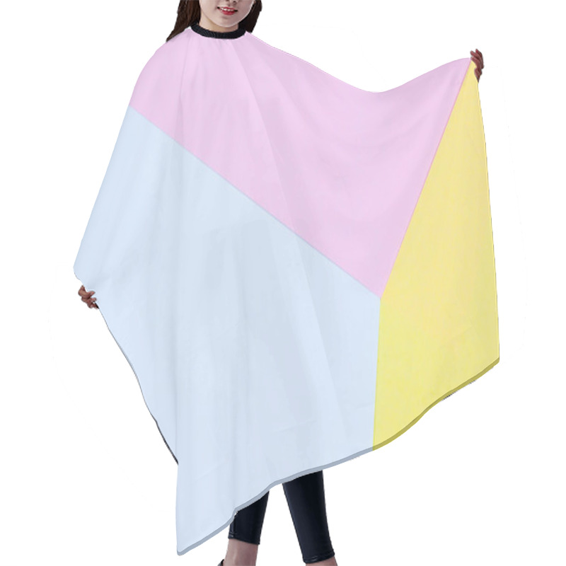 Personality  Paper Pastel Geometric Flat Lay Abstract Background Texture Hair Cutting Cape