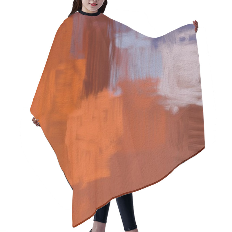 Personality  Abstract Grunge Background With Oil Paints Stains Rough Pattern Hair Cutting Cape