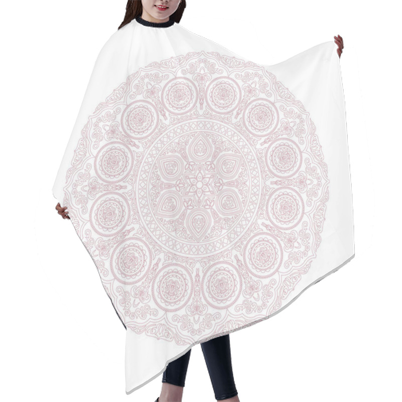 Personality  Delicate Lace Mandala Pattern In Boho Style  Hair Cutting Cape