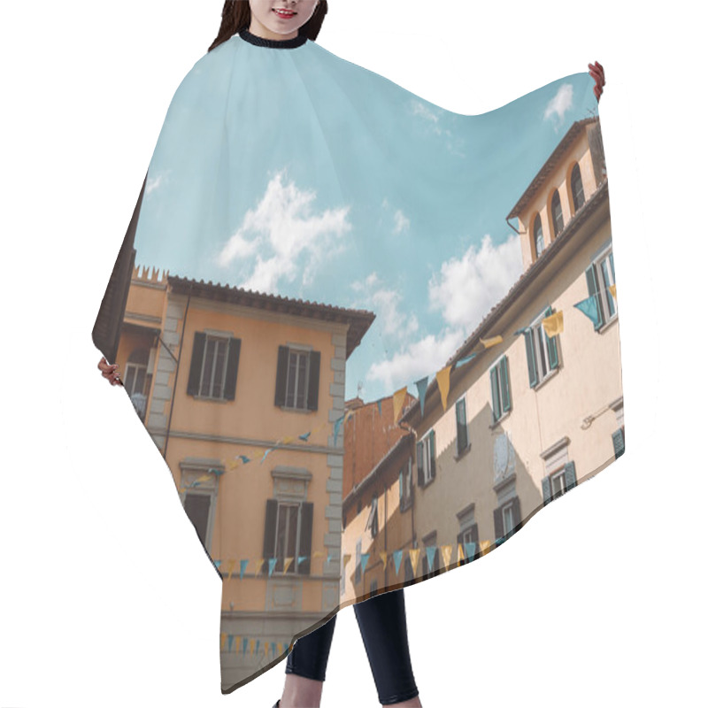 Personality  Cozy Square In Pisa, Tuscany, Italy. Architecture And Landmark Of Pisa. Cityscape Of Pisa. High Quality Photo Hair Cutting Cape