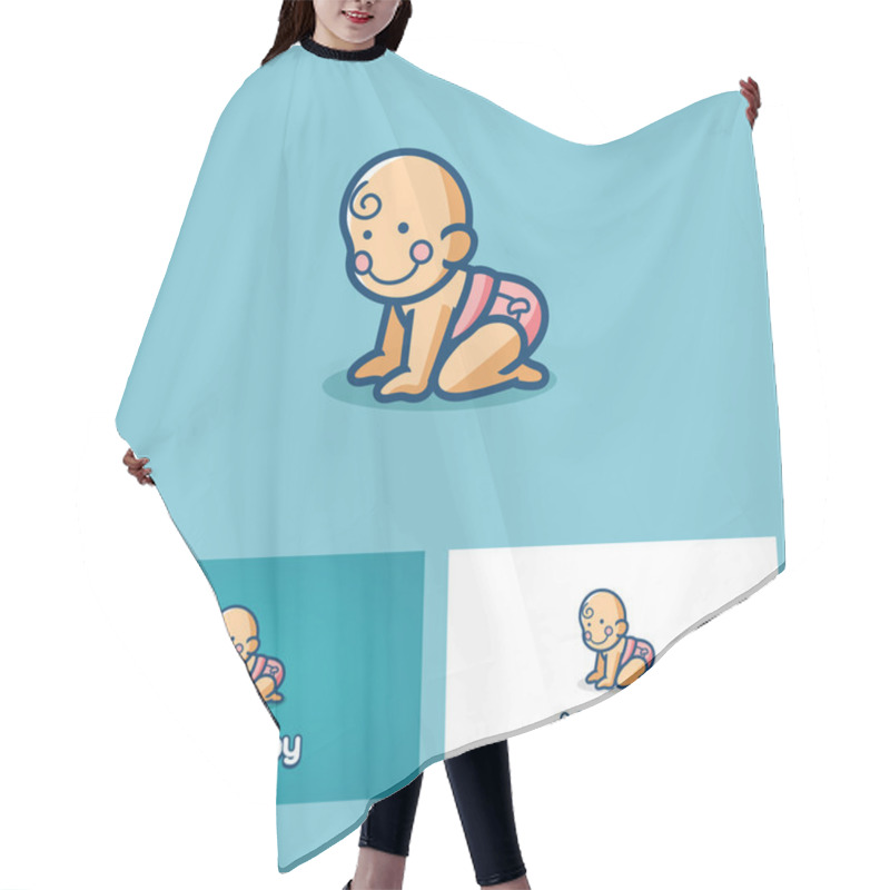 Personality  My Baby Logo Hair Cutting Cape