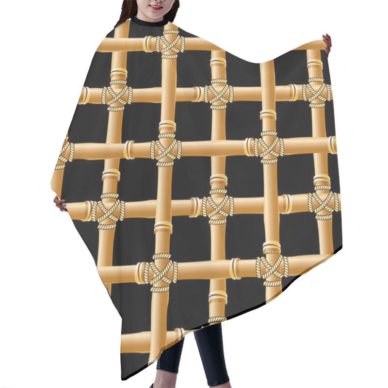 Personality  Bamboo Trellis Hair Cutting Cape