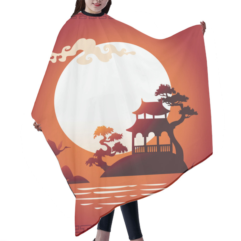 Personality  Abstract Asian Background Hair Cutting Cape