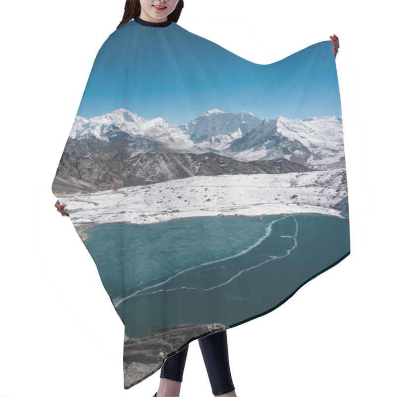 Personality  Snowy Mountains And Lake Hair Cutting Cape