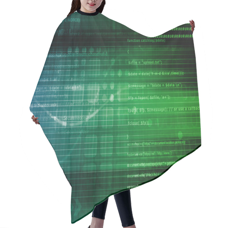 Personality  Technology Abstract Art Hair Cutting Cape