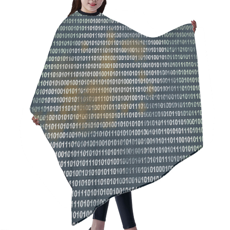 Personality  Dirty Code Hair Cutting Cape