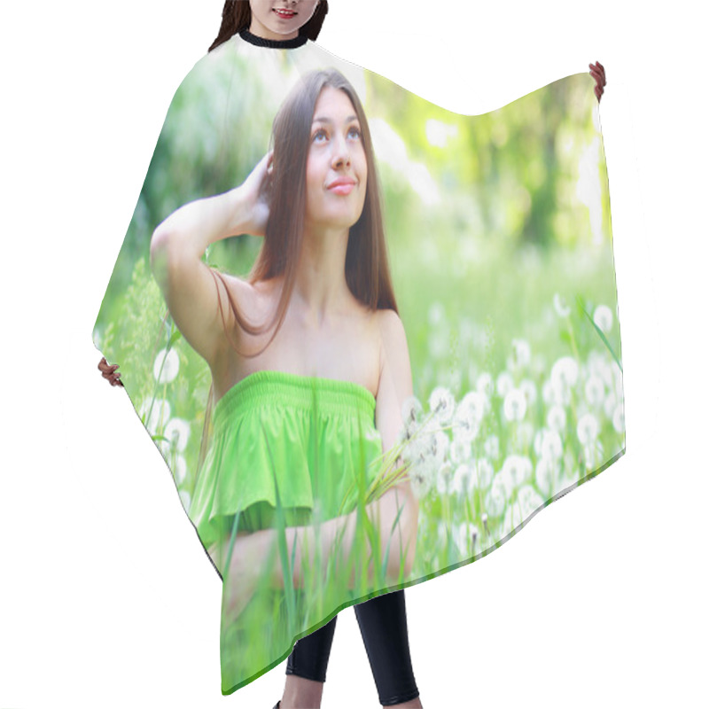 Personality  Spring Beauty Girl Hair Cutting Cape