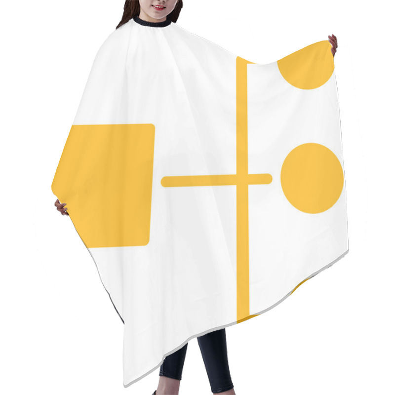 Personality  Diagram Icon From Commerce Set Hair Cutting Cape