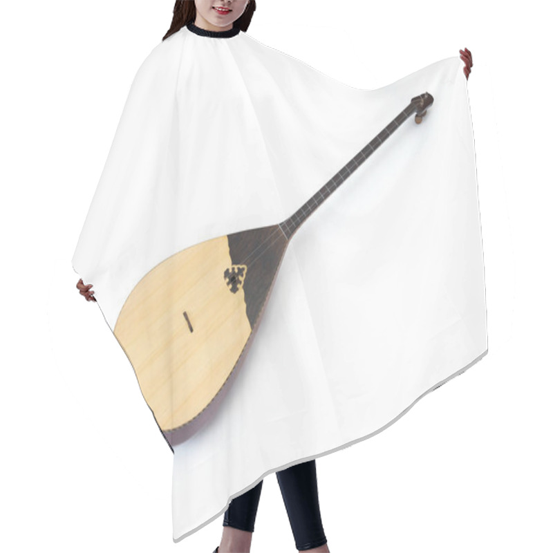 Personality  Dombyra On White Background Hair Cutting Cape