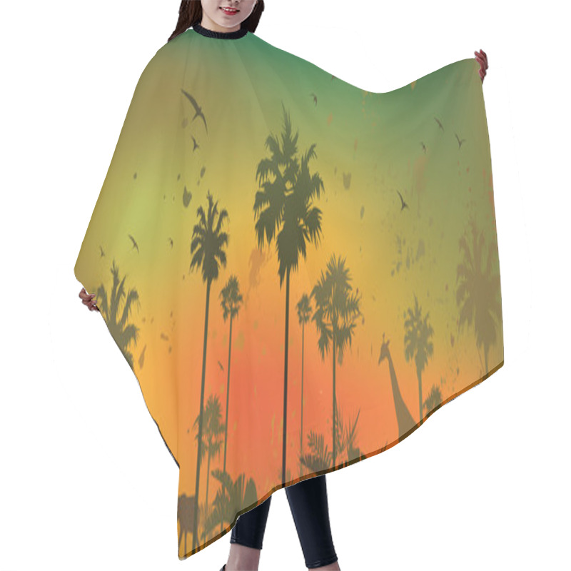 Personality  Jungle Animals Hair Cutting Cape