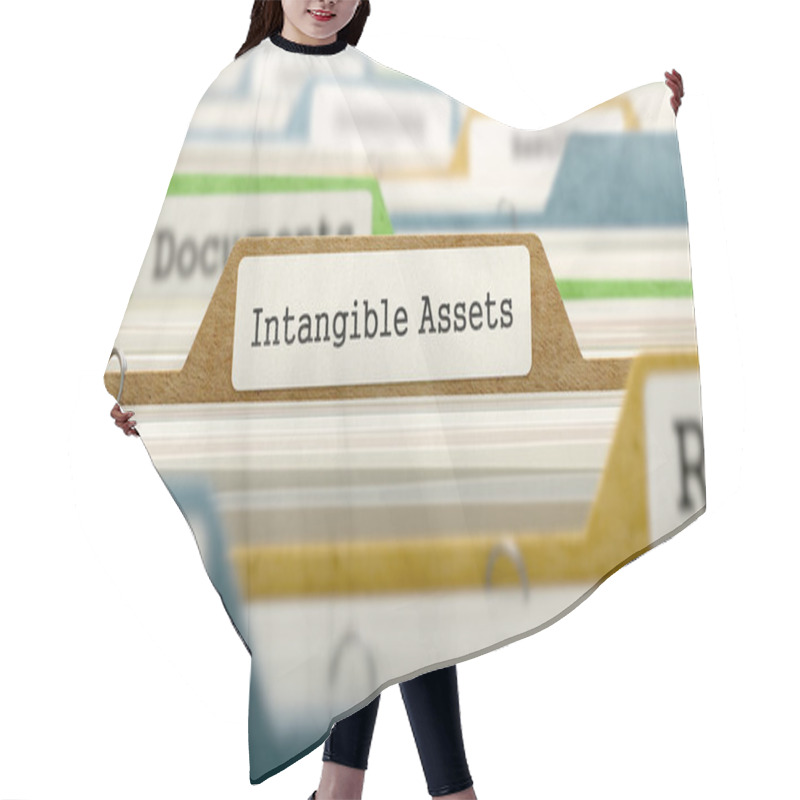 Personality  Intangible Assets Concept. Folders In Catalog. Hair Cutting Cape