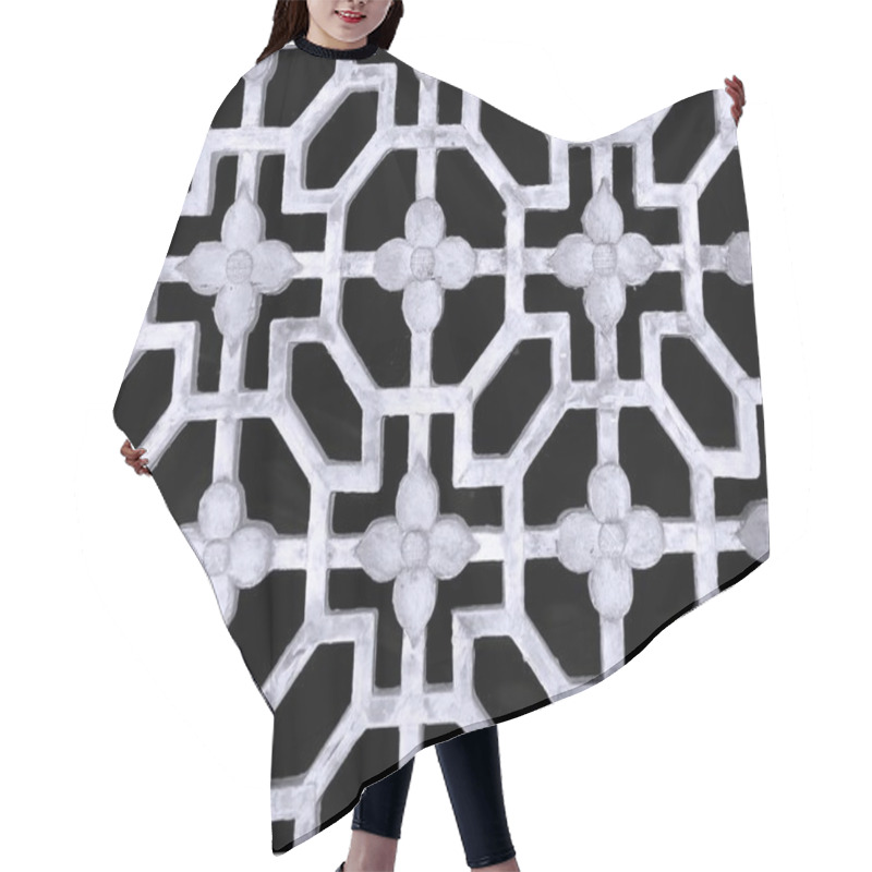 Personality  Chinese Latticework Hair Cutting Cape