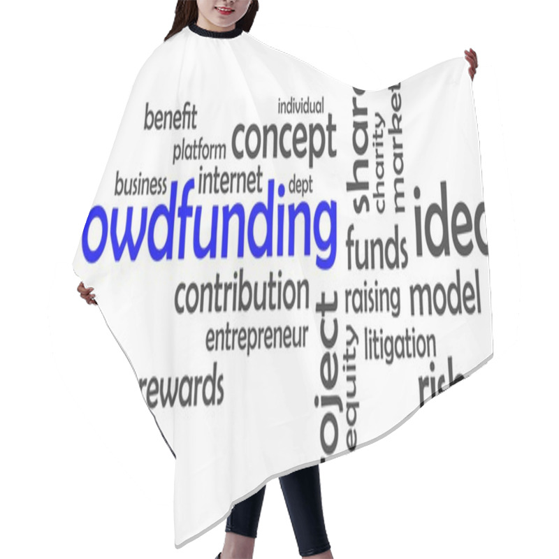 Personality  Word Cloud - Crowdfunding Hair Cutting Cape