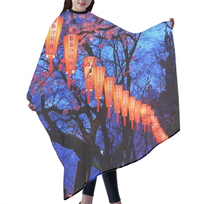 Personality  Cherry-Blossom Viewing (Hanami) Festival Hair Cutting Cape